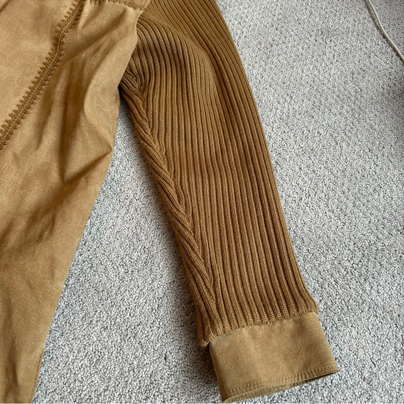 Vintage 90s Genuine Suede Leather Western Tan Jacket | Rodelli Uomo Retro Coats - Picture 8 of 14